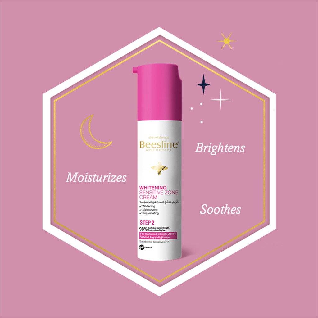 Beesline, Apitherapy Whitening Sensitive Zone Cream, Brightening cream for delicate skin, 50 ml