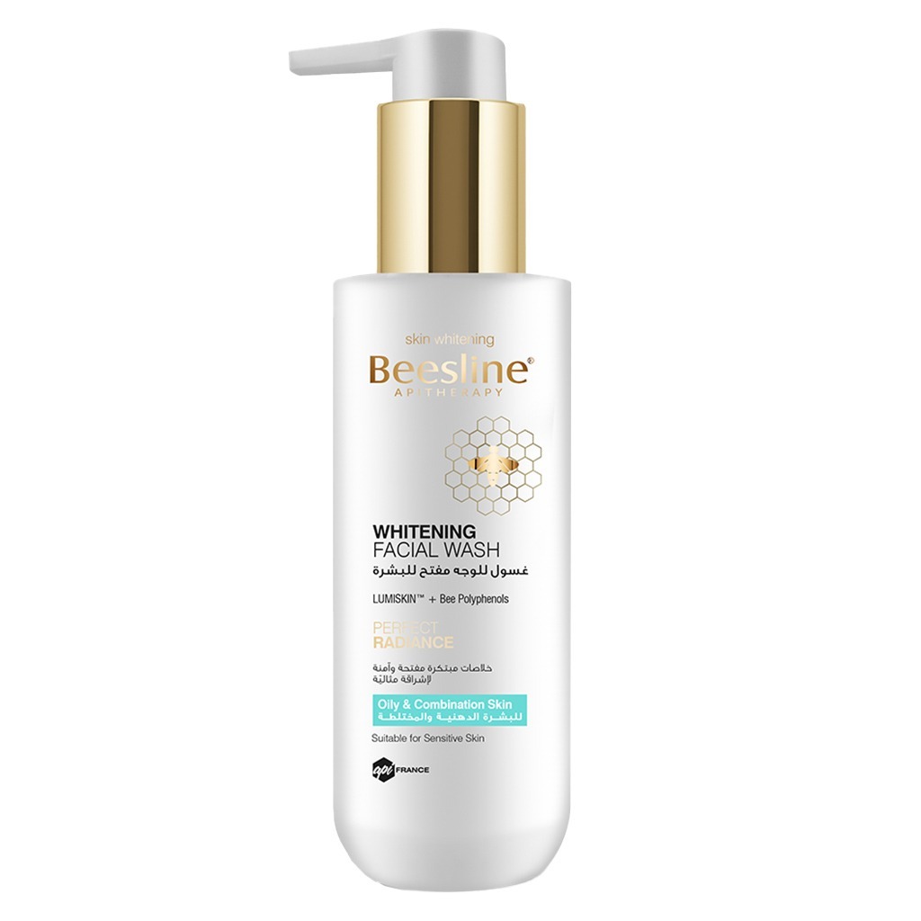 Beesline, Apitherapy Perfect Radiance Whitening Facial Wash, Brightening facial wash with natural ingredients, 250 ml
