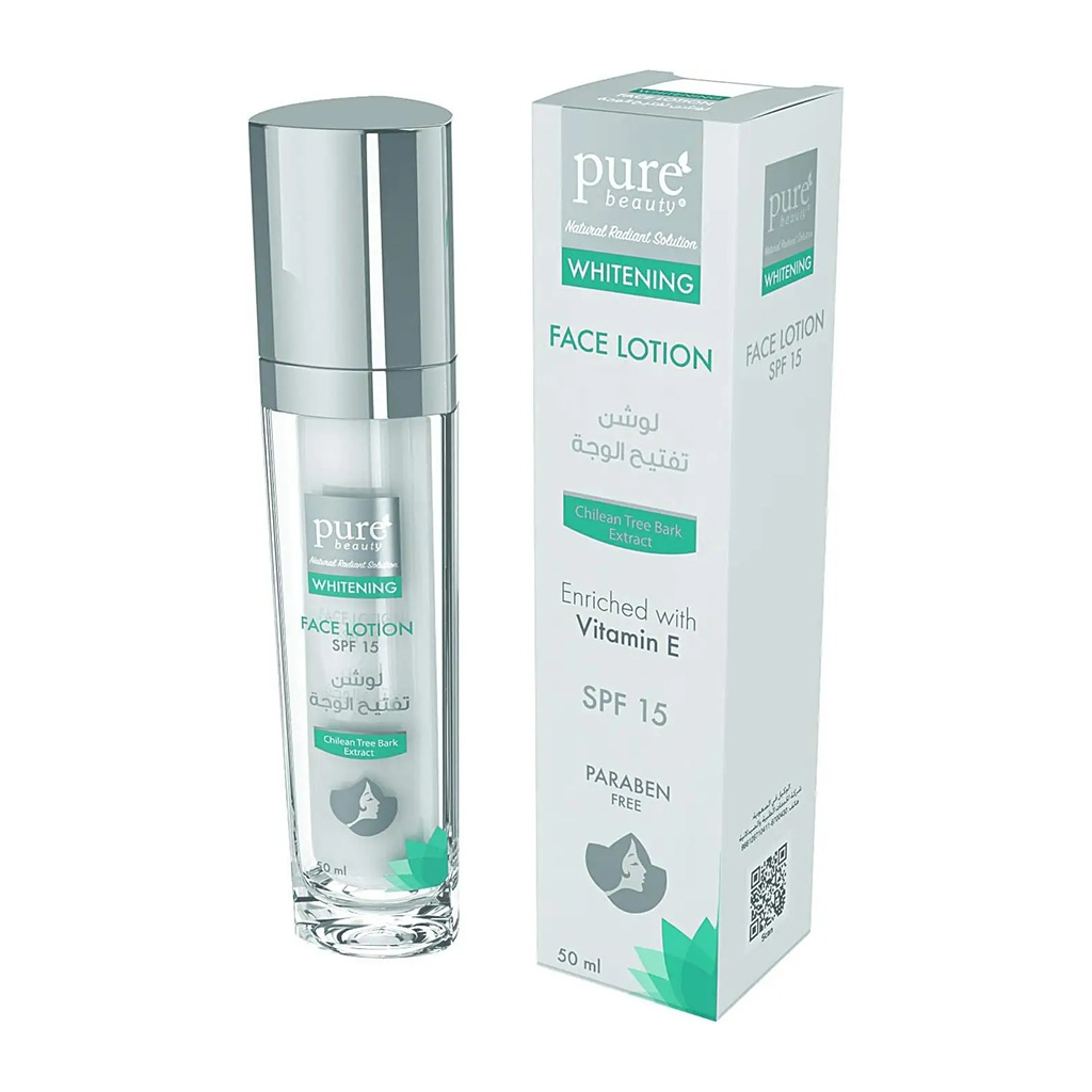 Purebeauty, Facial Whitening Lotion, Lightens and moisturizes skin, 50ml