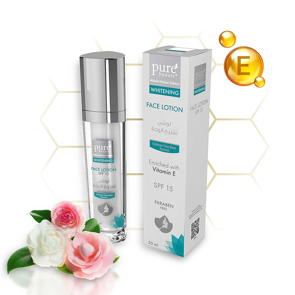 Purebeauty, Facial Whitening Lotion, Lightens and moisturizes skin, 50ml