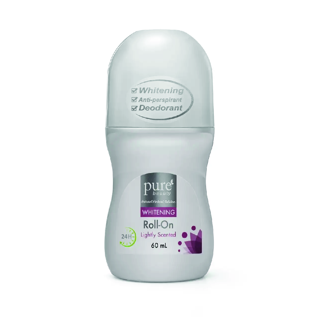 Purebeauty, Whitening Roll-On Lightly Scented, Gentle underarm whitening with fresh scent, 60ml