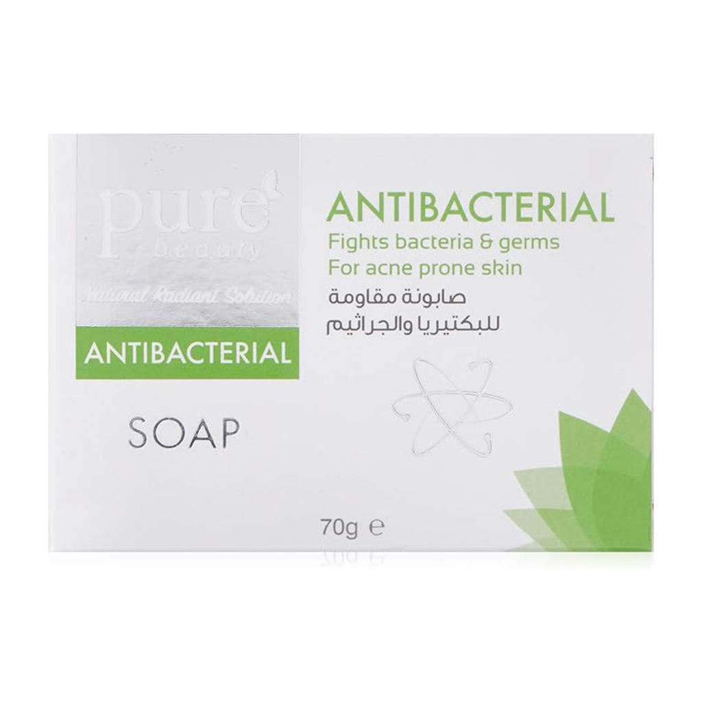 Purebeauty, Antibacterial Soap, Kills germs and refreshes skin, 70g