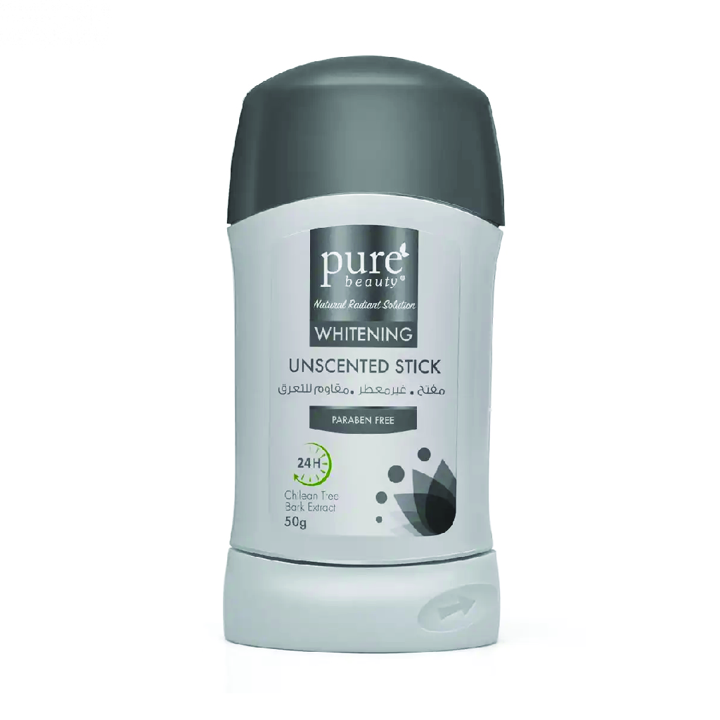 PureBeauty, Whitening Stick Unscented, Skin brightening stick without fragrance, 50g