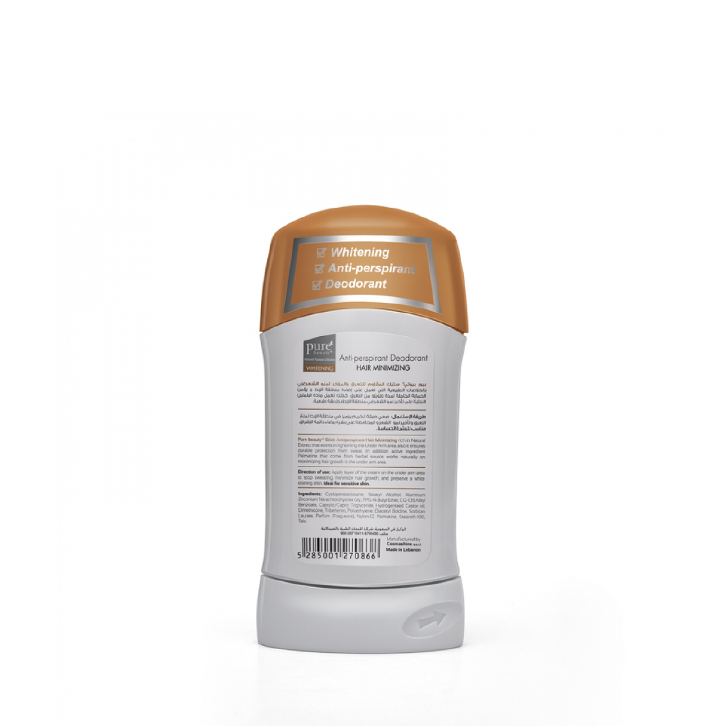 Purebeauty, Whitening Stick Hair Minimizing, Whitening stick that reduces hair growth, 50g