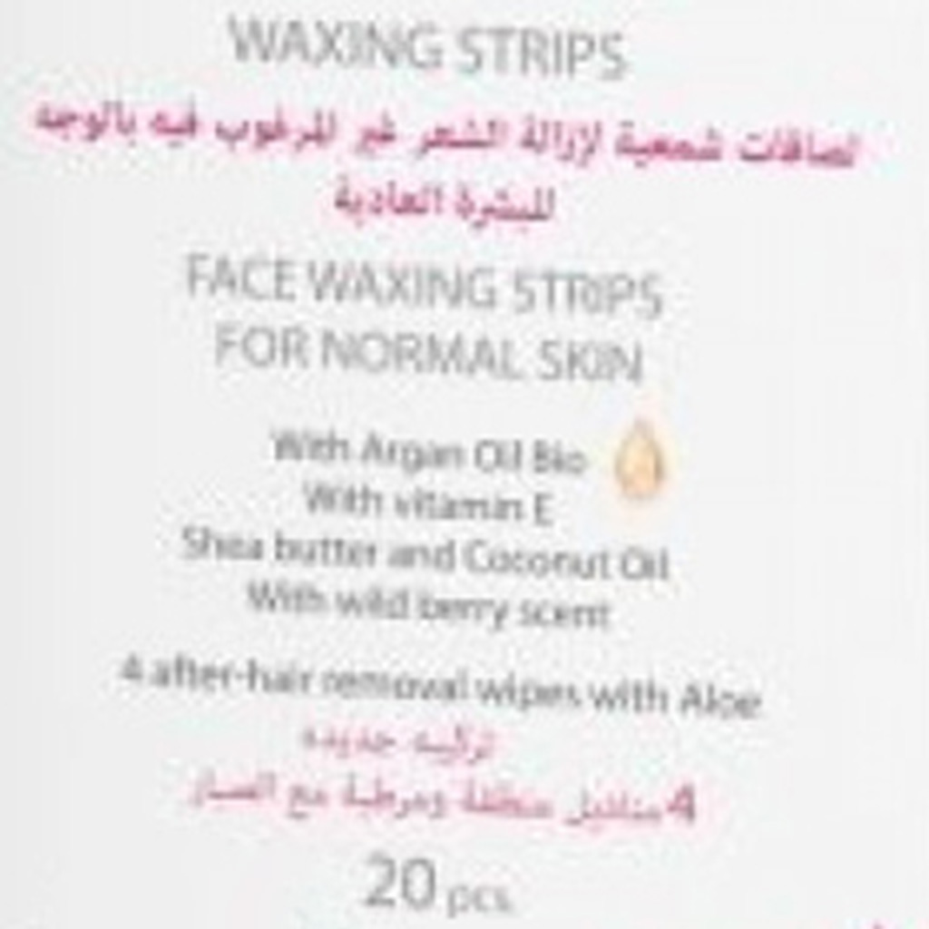 Purebeauty, Skin Face Waxing Strips for Normal Skin, Easy hair removal waxing strips, 20 pieces