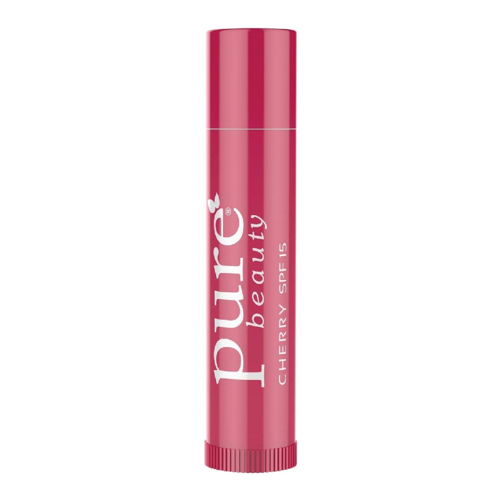 Purebeauty, Lip Balm Cherry, Hydrating lip balm with cherry flavor, 4.5g