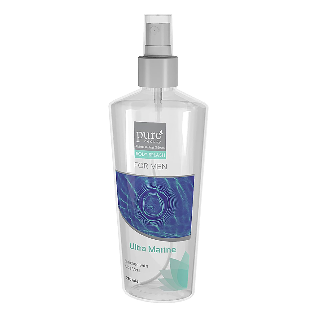 Purebeauty, Ultra Marine Body Splash for Men, Refreshing aquatic scent for men, 250ml