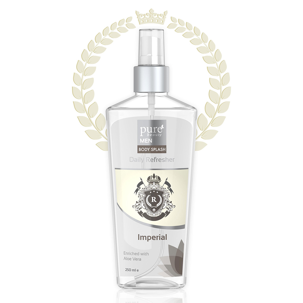 Purebeauty, Imperial Body Splash for Men, Sophisticated woody fragrance, 250ml