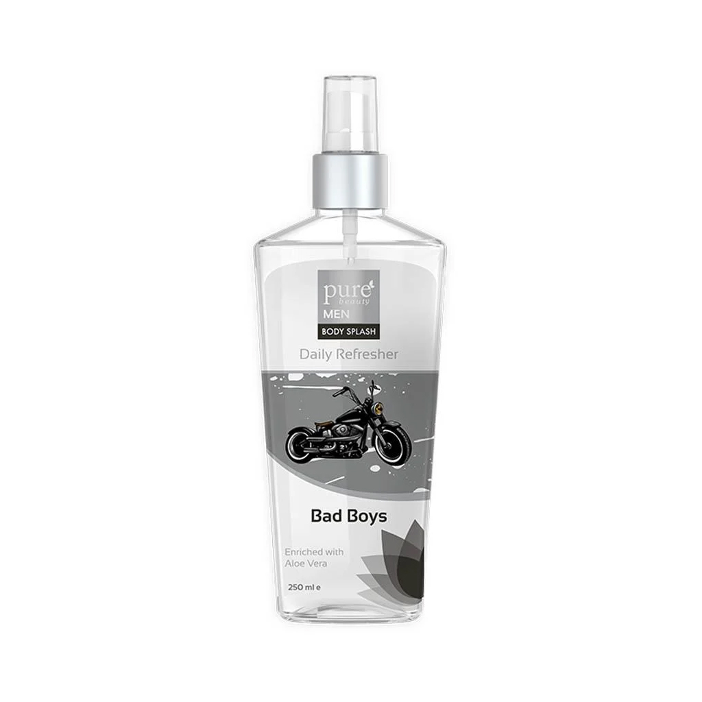 Pure Beauty, Body Splash Bad Boys for Men, Refreshing body splash fragrance for men, 250ml