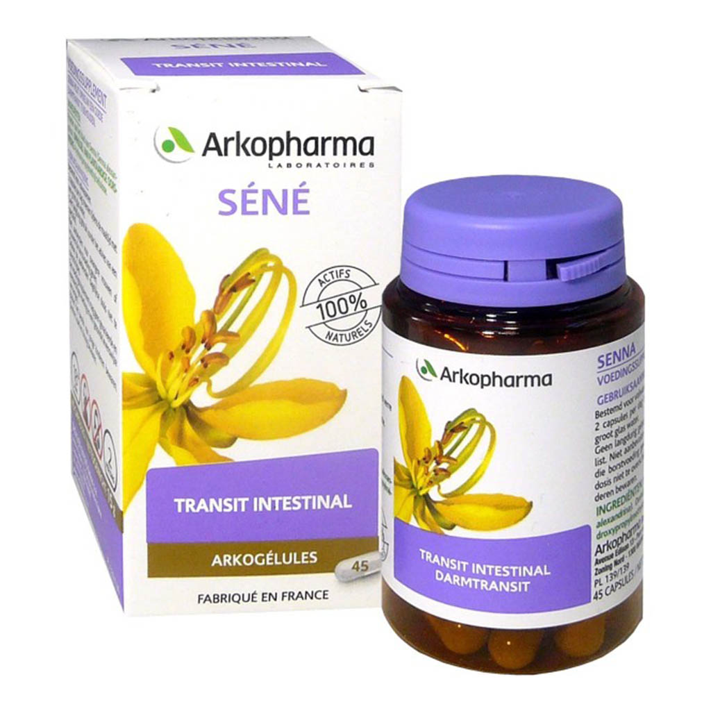 Arkopharma Laxative Senna Capsules, Pack of 45's