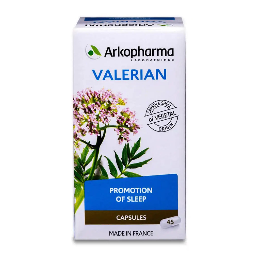 Arkopharma, Valerian Capsules to Enhance Relaxation and Sleep, Herbal supplement for relaxation and sleep support, 350mg, 45 capsules