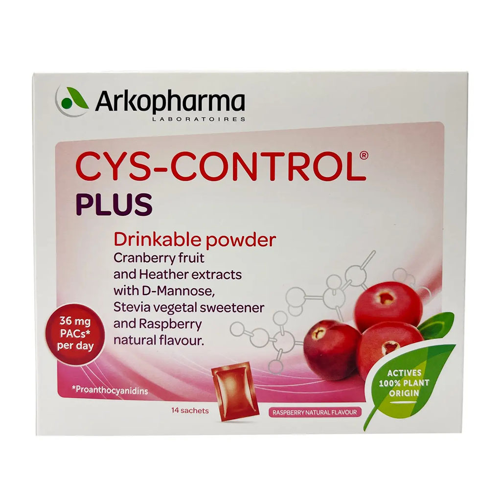 Arkopharma, Cys-Control Plus Urinary Supplement, Supports urinary tract health, 14 capsules