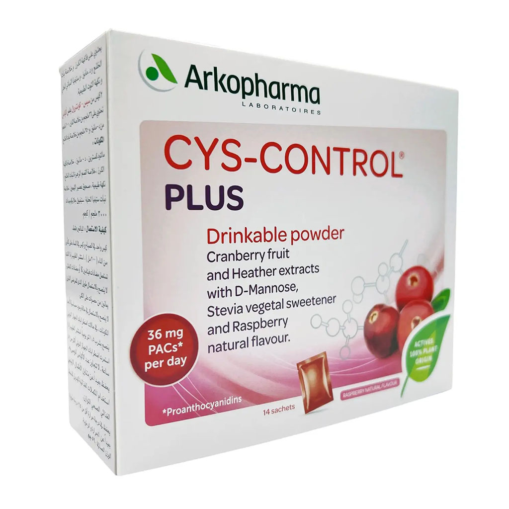Arkopharma, Cys-Control Plus Urinary Supplement, Supports urinary tract health, 14 capsules