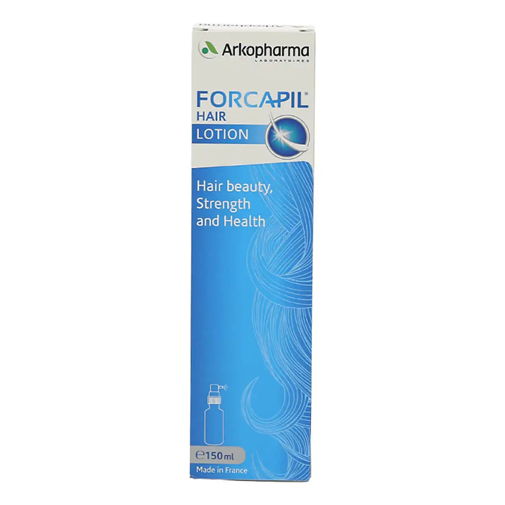 Arkopharma, Forcapil Anti-Hair Loss Spray Lotion, Strengthens hair and reduces hair loss, 125 ml