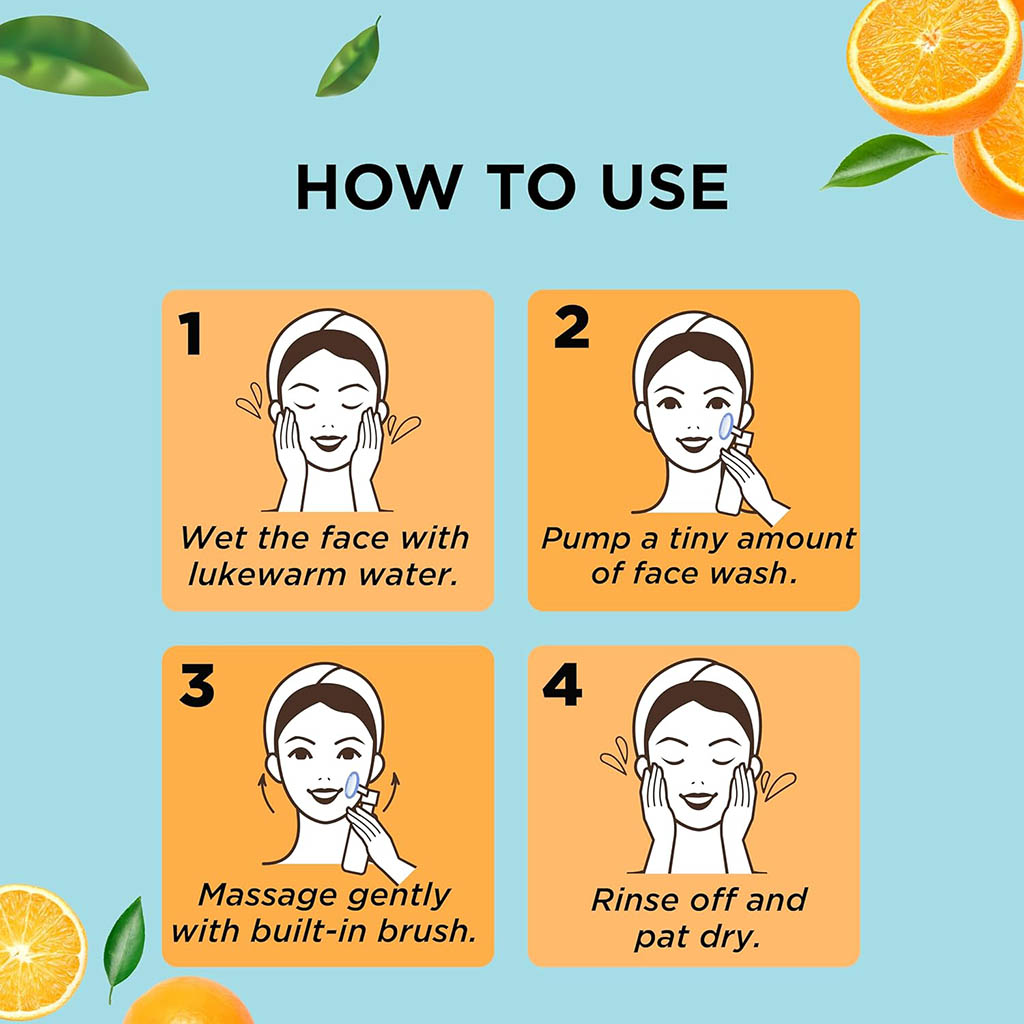 ZM, Foaming Face Wash with Vitamin C, Brightening and antioxidant facial cleanser, 100 ml