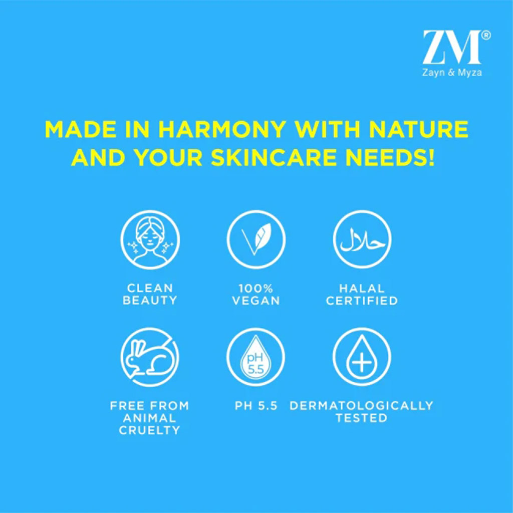 ZM, Foaming Face Wash with Vitamin C and Aloe Vera, Soothing antioxidant facial cleanser, 100 ml