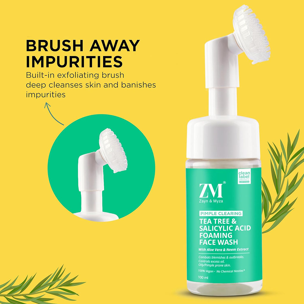 ZM Foaming Face Wash with Tea Tree and Salicylic Acid 100ml