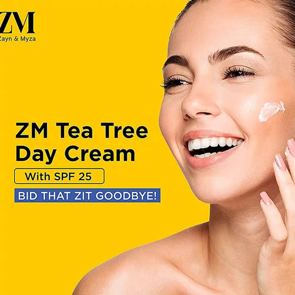 ZM, Day Cream with Tea Tree and Salicylic Acid, Acne-fighting moisturizing day cream, 50ml