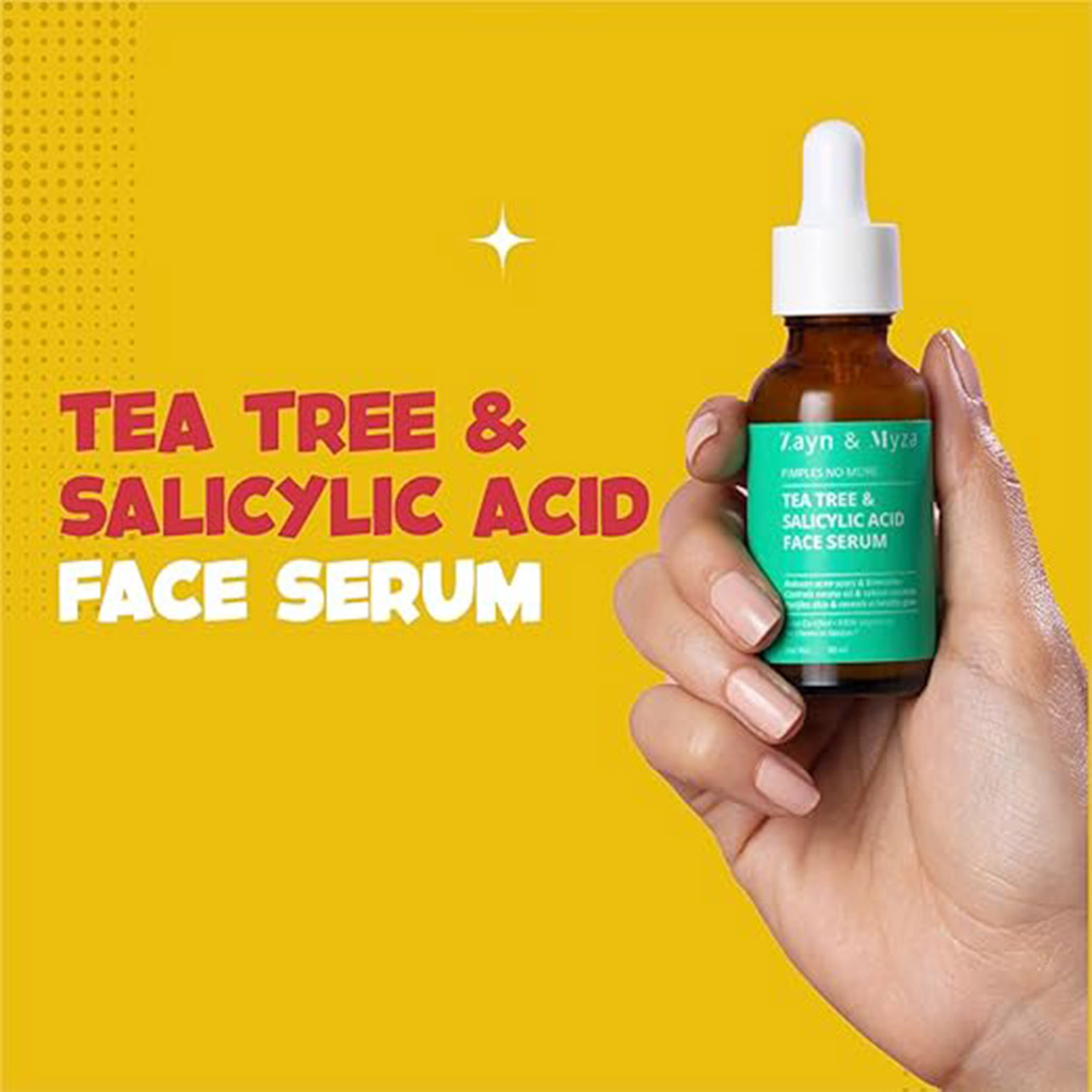Zm, Hydrating Serum, Face Serum with Tea Tree and Salicyclic Acid, 30ml
