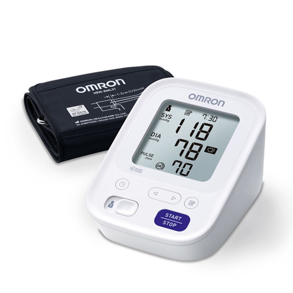Omron, M3 Automatic Upper Arm Blood Pressure Monitor, Automatic blood pressure monitor for home use