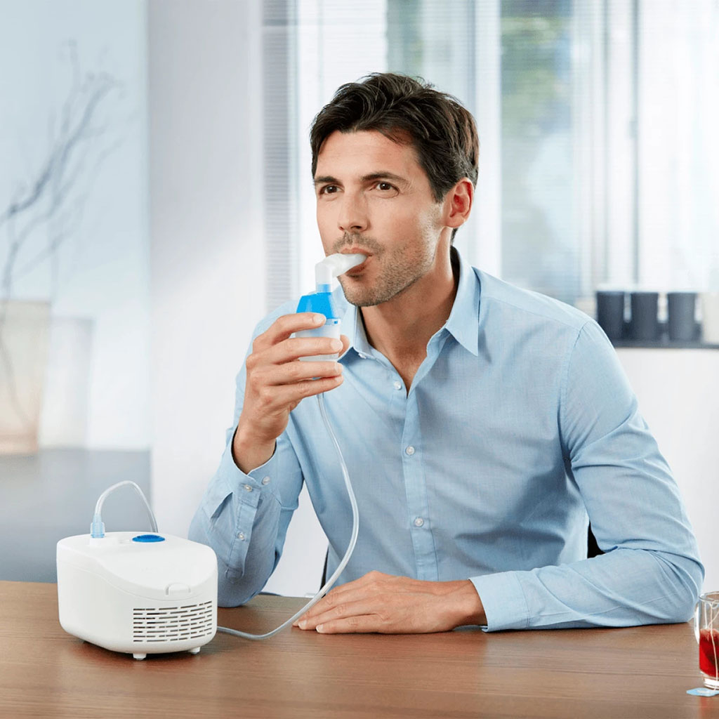 Omron, Total NE-C102-E Nebulizer with Nasal Shower, Advanced nebulizer with nasal shower for respiratory relief