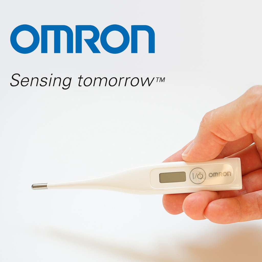 Omron, Eco Temp Basic Thermometer, Digital thermometer for body temperature measurement