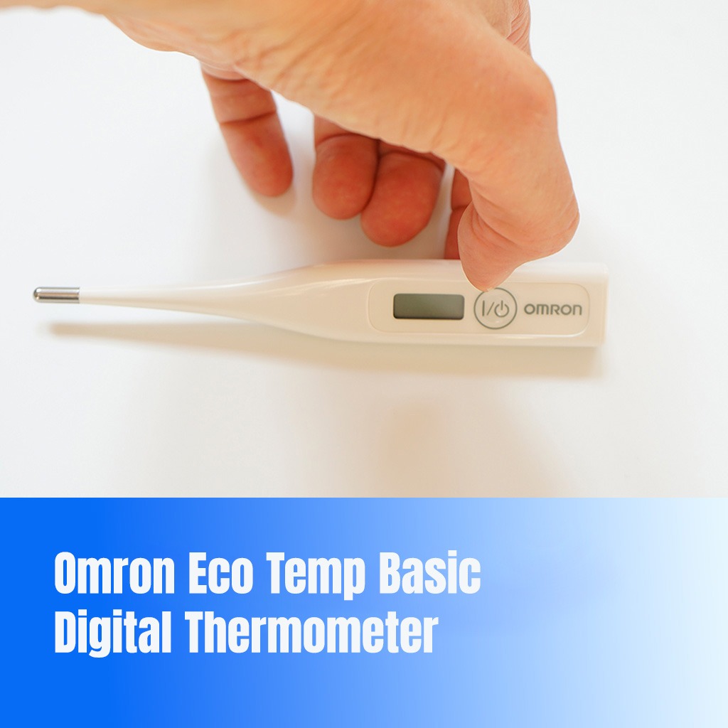 Omron, Eco Temp Basic Thermometer, Digital thermometer for body temperature measurement