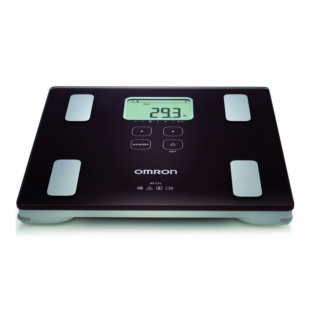 Omron, BF214 Body Composition Monitor, Digital monitor for body fat and weight analysis