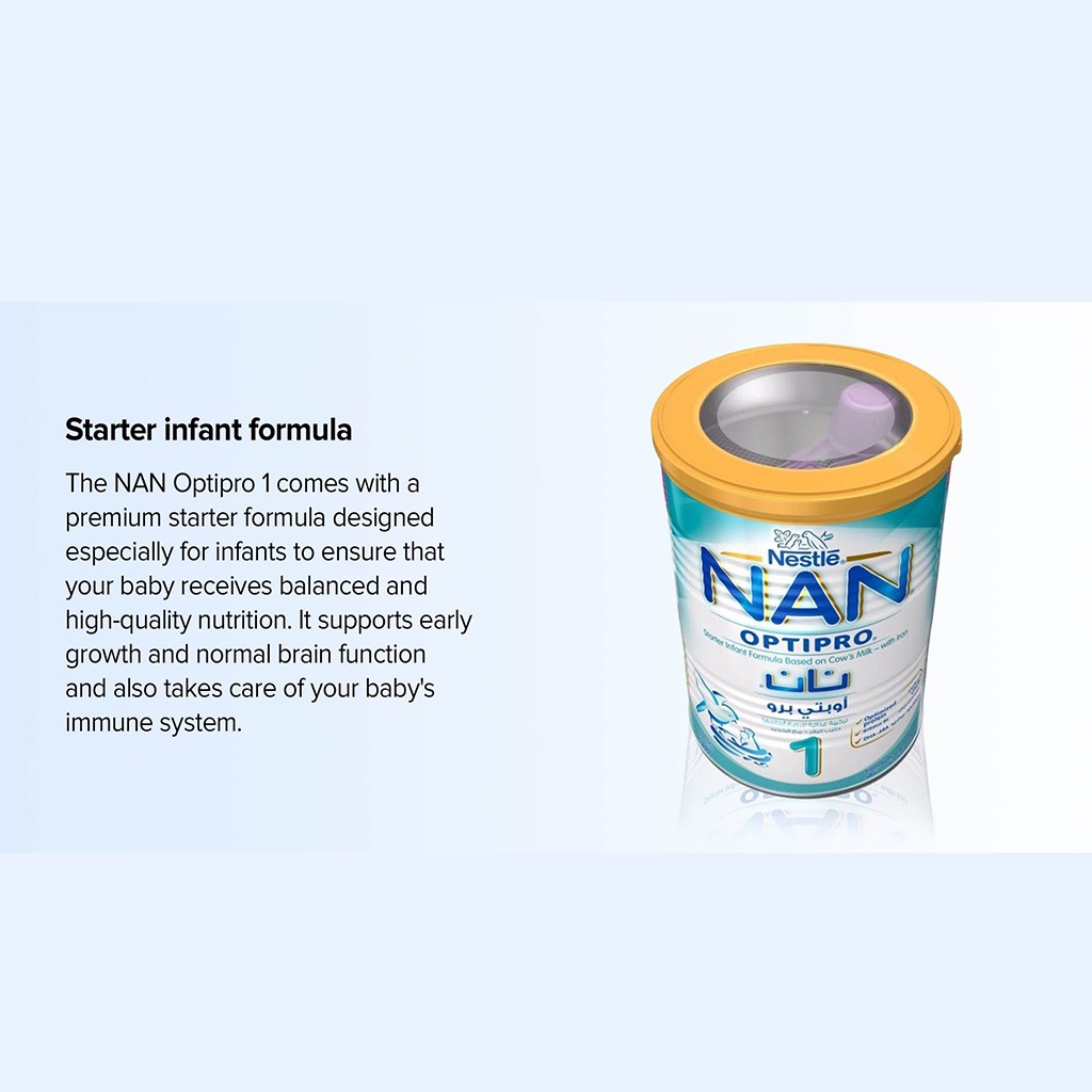 Nestlé Nan Optipro Stage 1 Baby Milk Formula 0–6 Months –, 800 G