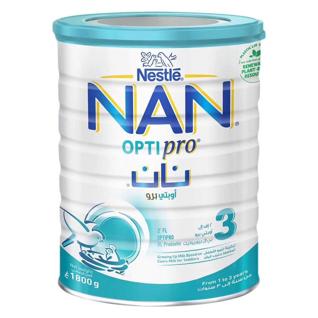 Nestlé NAN Optipro Stage 3 Toddler Milk Formula 1–3 Years 1800g