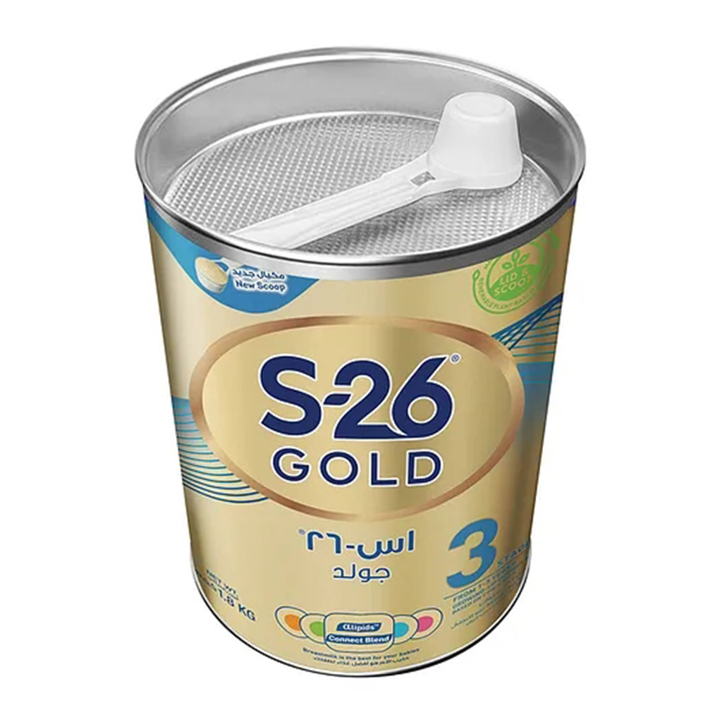 Nestlé S, 26 Gold Stage 3 Growing-Up Formula Based on Cow's Milk, Nutritional formula for toddlers 1-3 years, 1800g