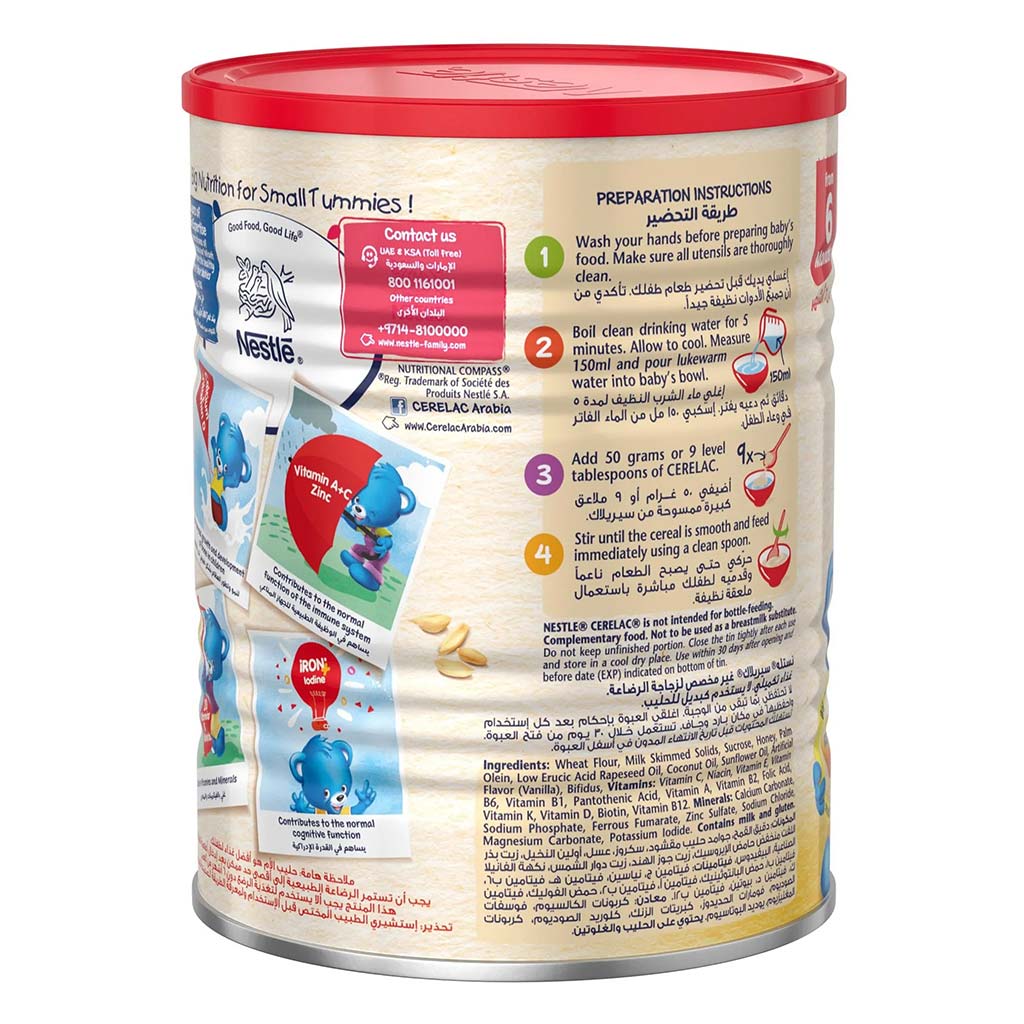 Nestlé Cerelac Wheat & Honey Infant Cereals From 6 Months, 400G