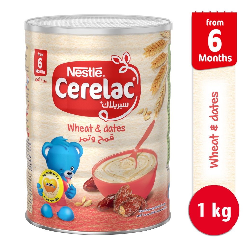 Cerelac, Dates Cereal, Nutrient-rich date-flavored infant cereal, 1kg