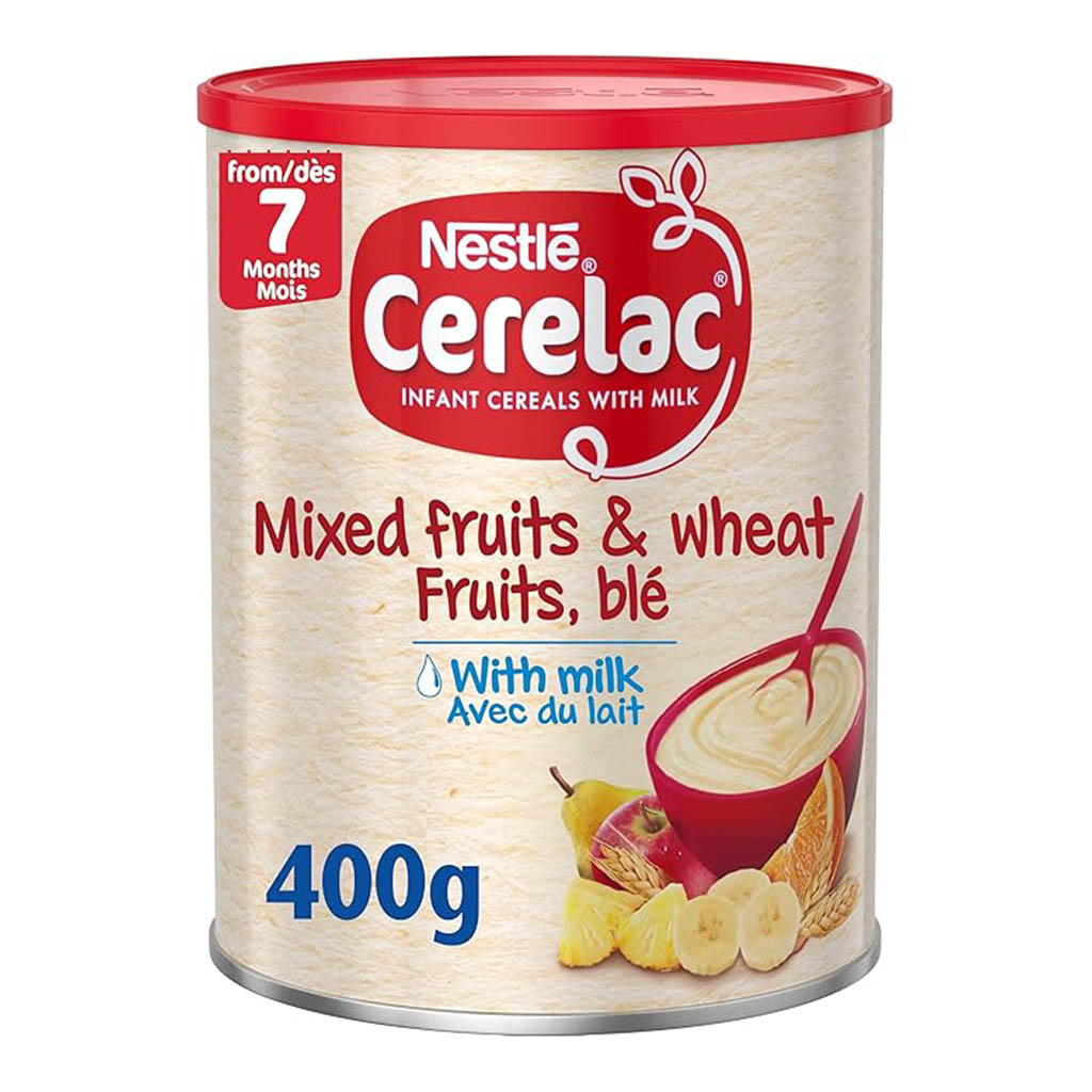 Nestlé Cerelac Mixed Fruits And Wheat With Milk Cereal, 400G