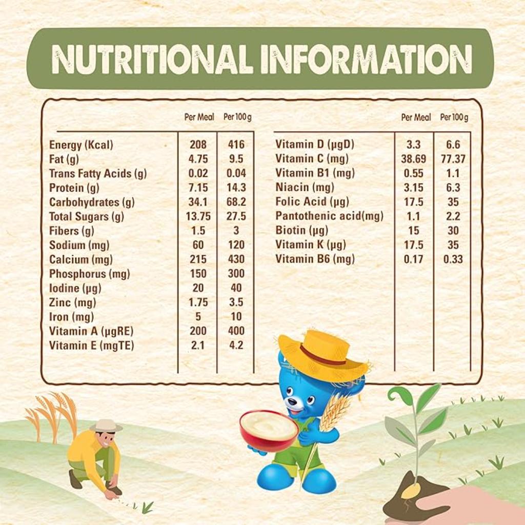 Nestlé Cerelac Wheat & Fruit Pieces, 400G