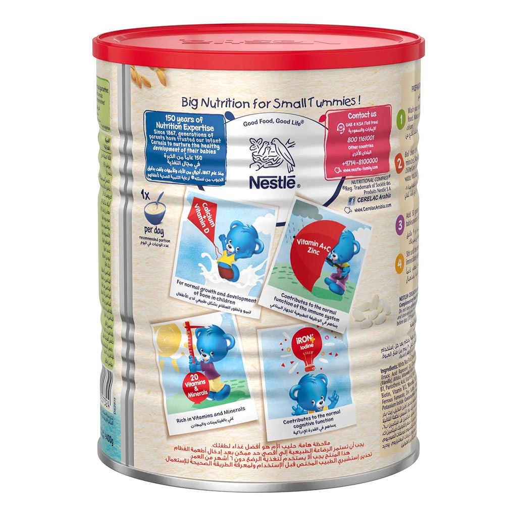 Nestlé Cerelac Rice & Milk Infant Cereals From 6 Months 400g