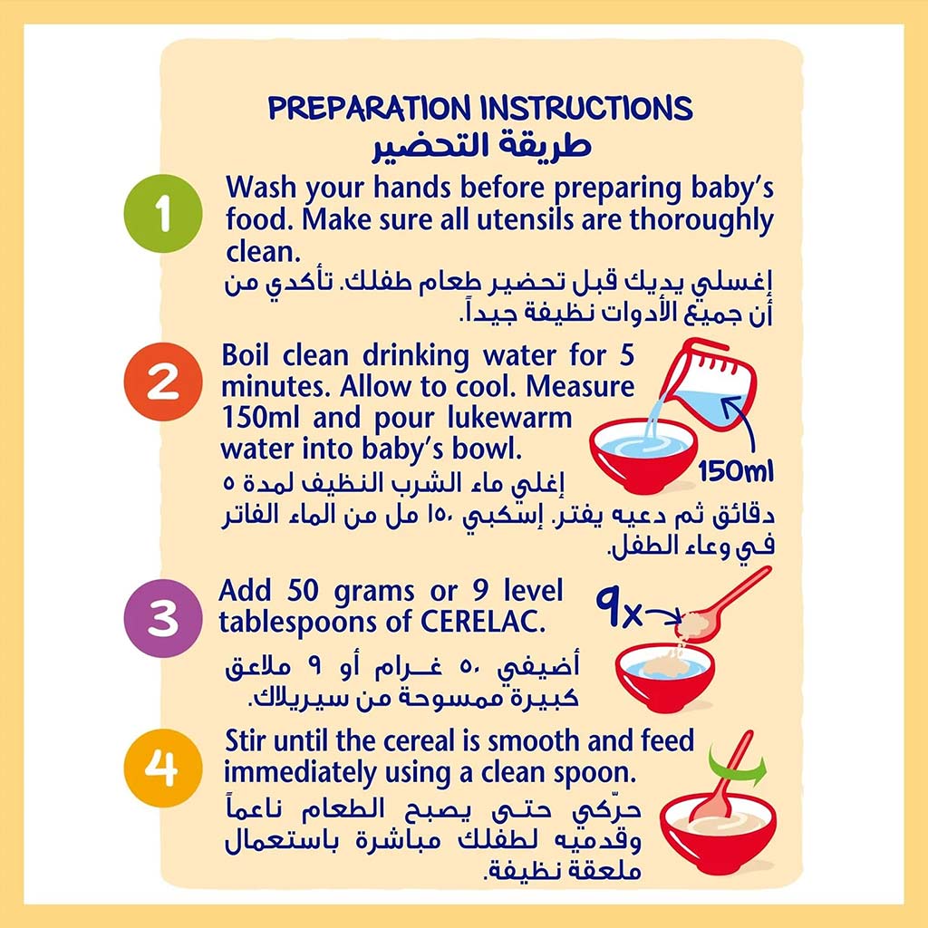 Nestlé Cerelac Rice & Milk Infant Cereals From 6 Months 400g