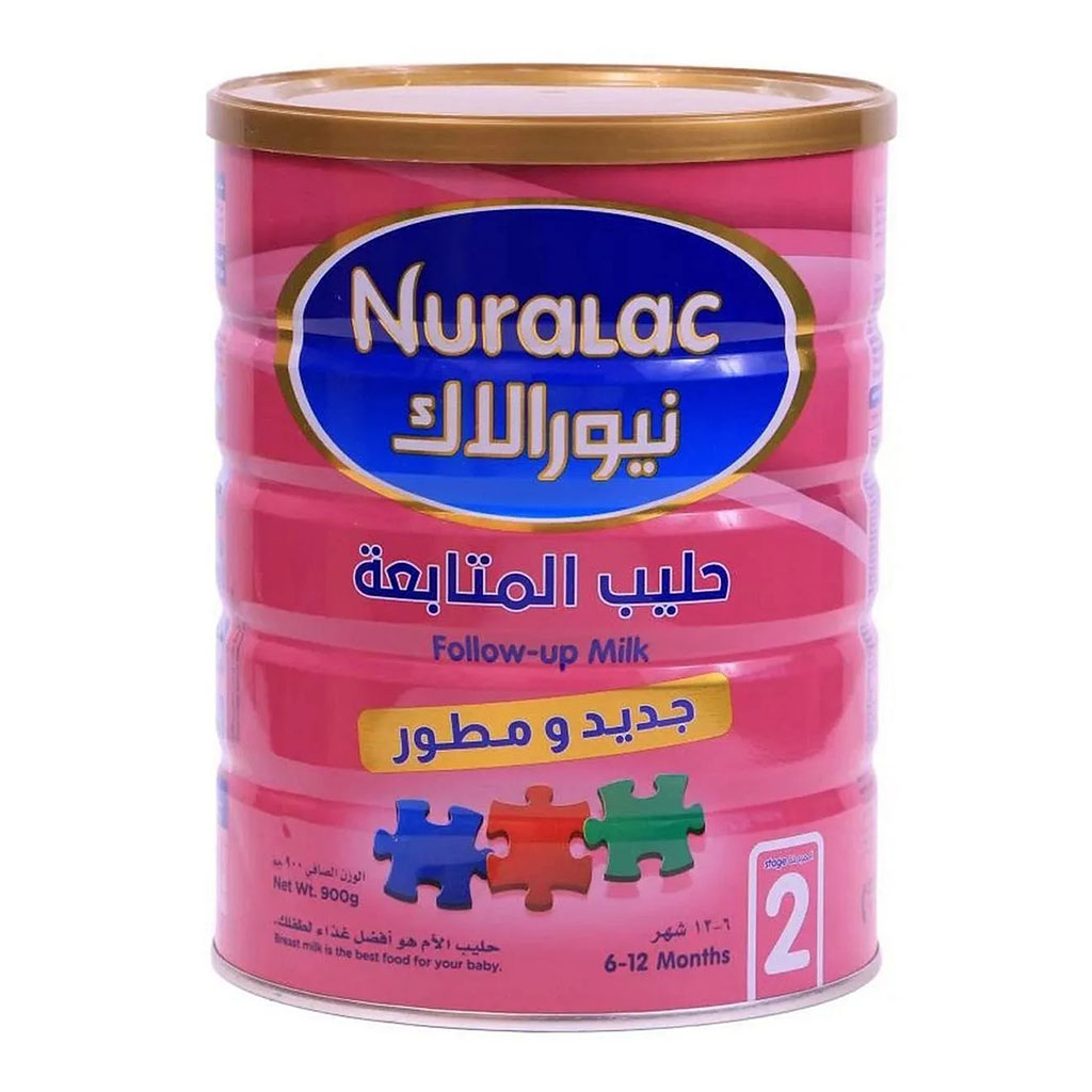 Nuralac, Stage 2 Follow-On Formula, Infant formula for 6-12 months old babies, 900g