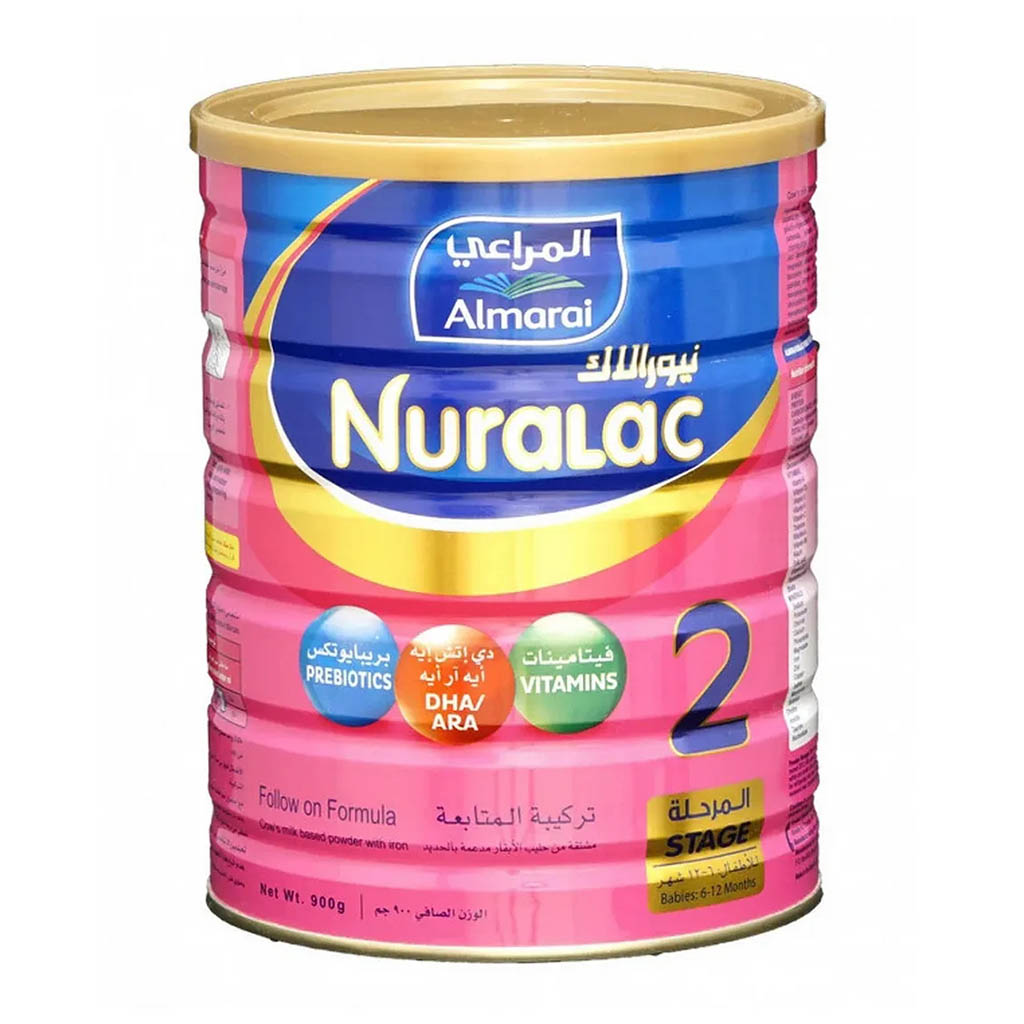 Nuralac, Stage 2 Follow-On Formula, Infant formula for 6-12 months old babies, 900g
