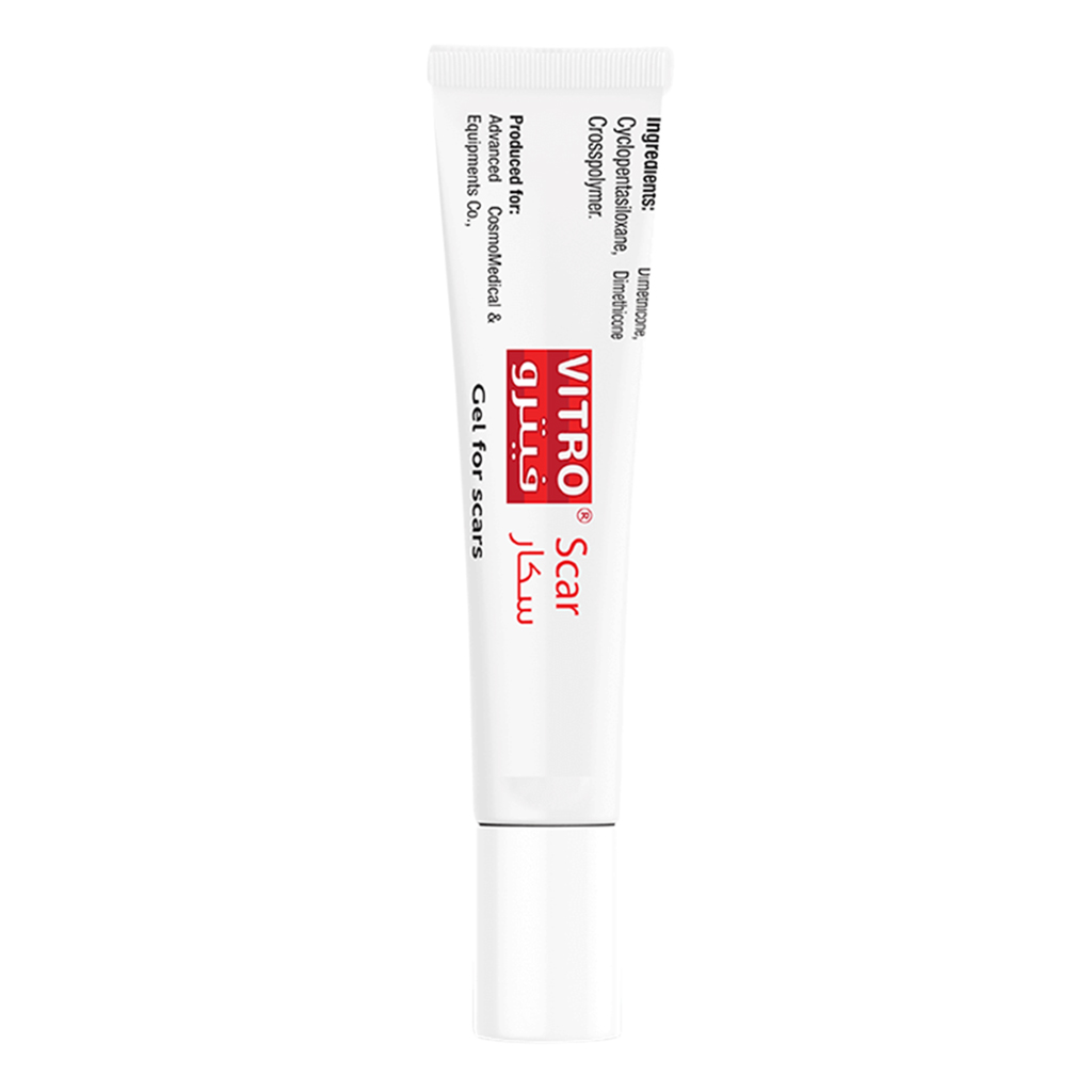 Vitro, Scar Gel, Silicone gel for scar treatment and skin repair, 15 g