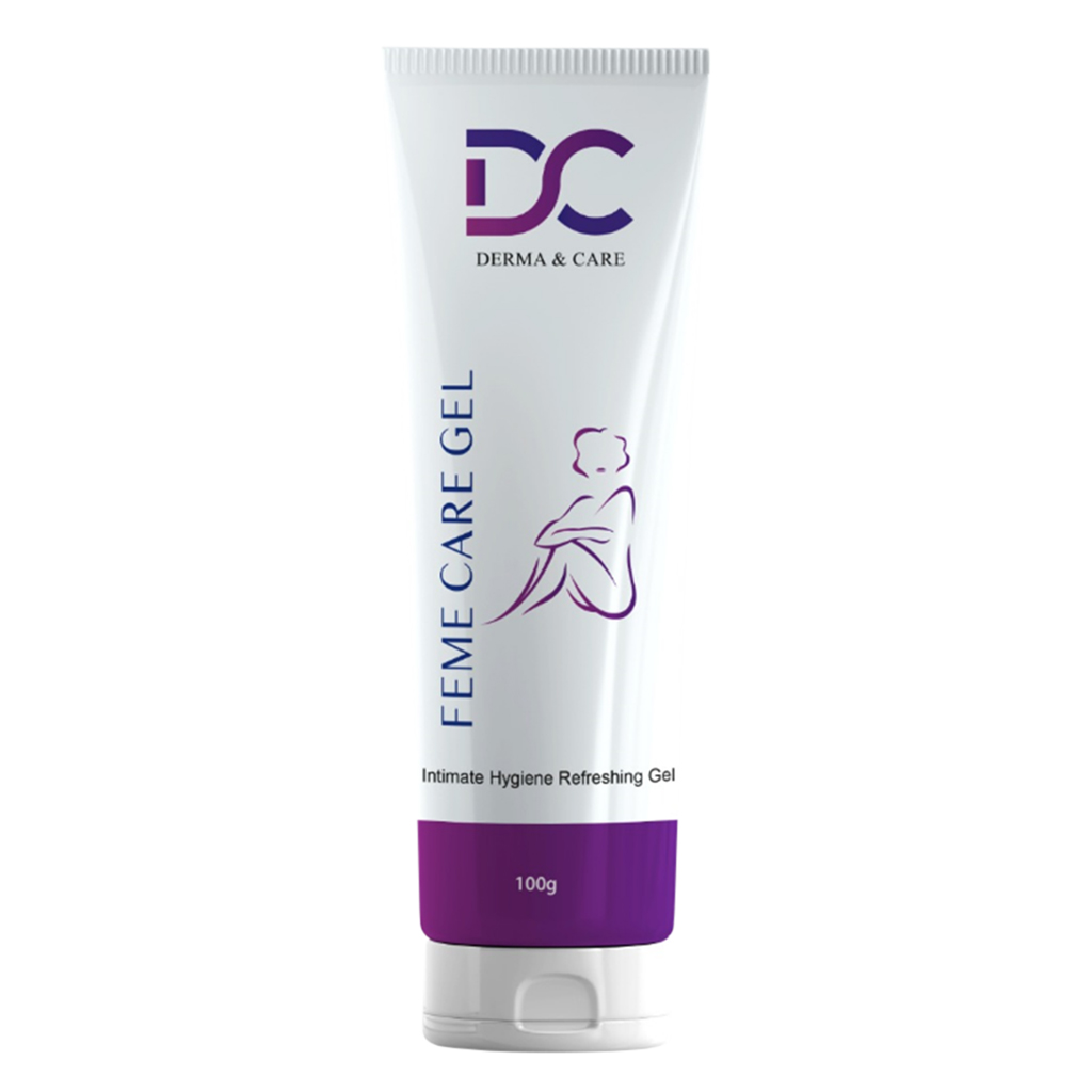The Derma & Care, Feme Care Gel, Soothing feminine care gel for intimate hygiene, 100g