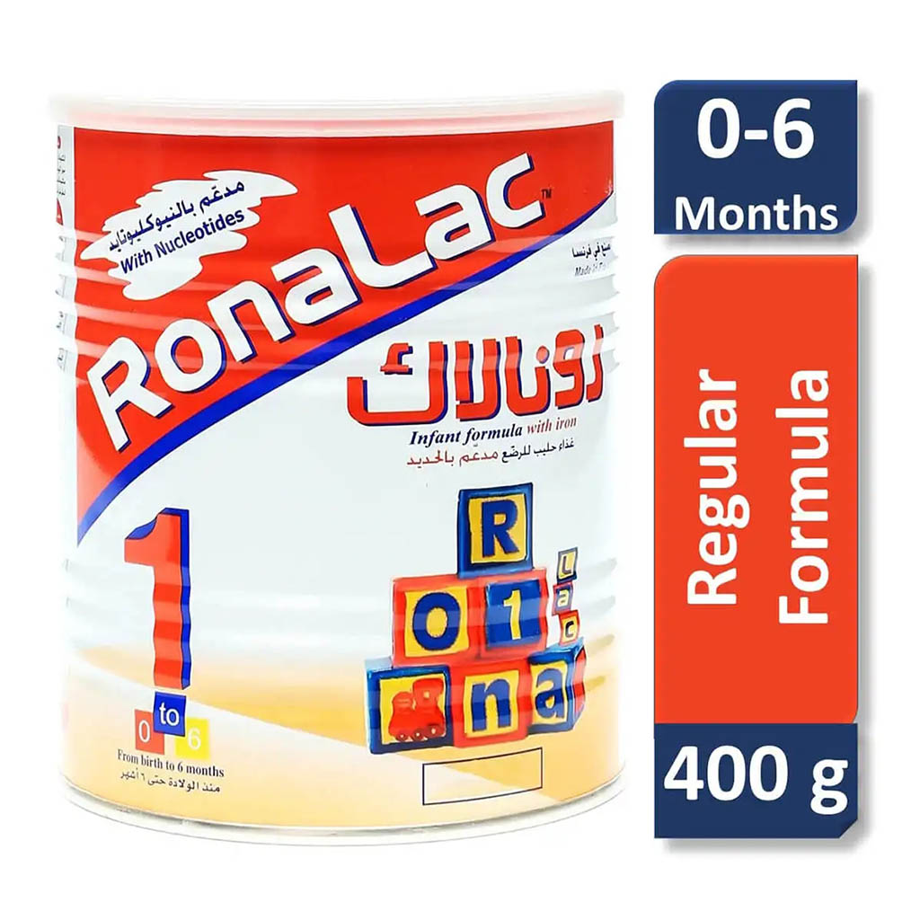 Ronalac, Stage 1 Infant Formula, Baby milk powder for 0-6 months nutrition, 400 g