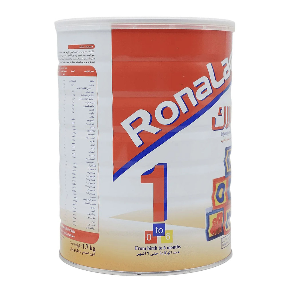 Ronalac, Stage 1 infant formula, Complete nutrition for 0-6 months infants, 1700g
