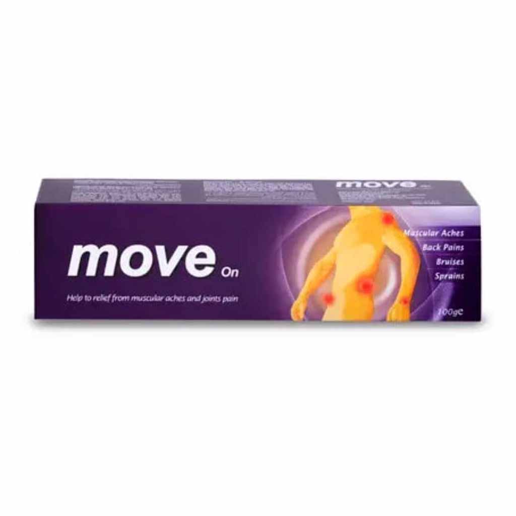 Move On, Massage Cream, Soothing and relaxing massage cream, 100gm