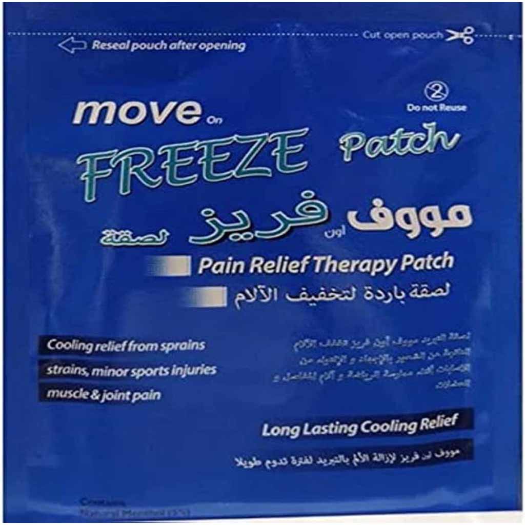 Move On, Freeze Patch, Cooling pain relief patch for muscle aches