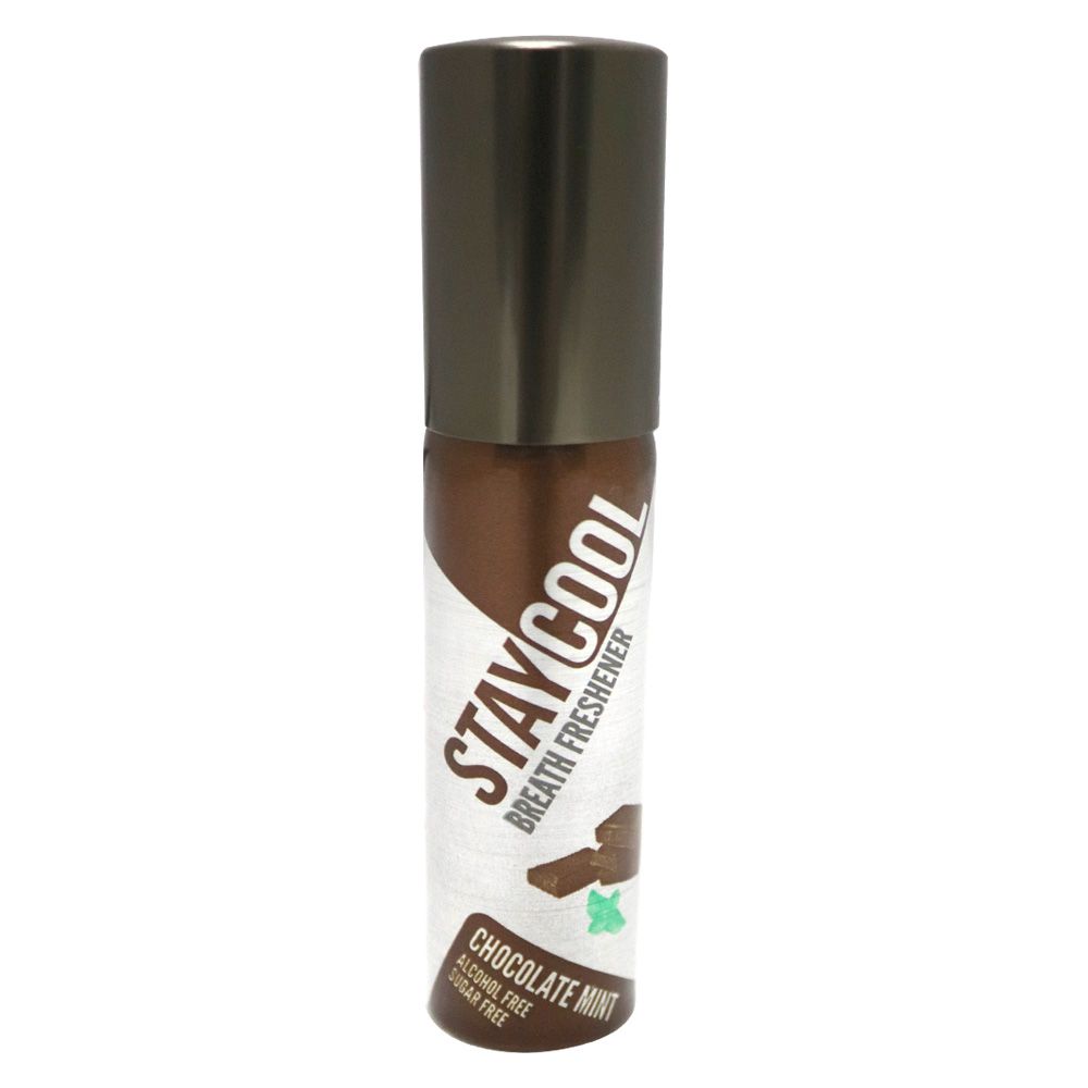 Staycool, Breath Freshener Chocolate Mint Spray, Instant breath freshening spray with chocolate mint flavor, 20 ml