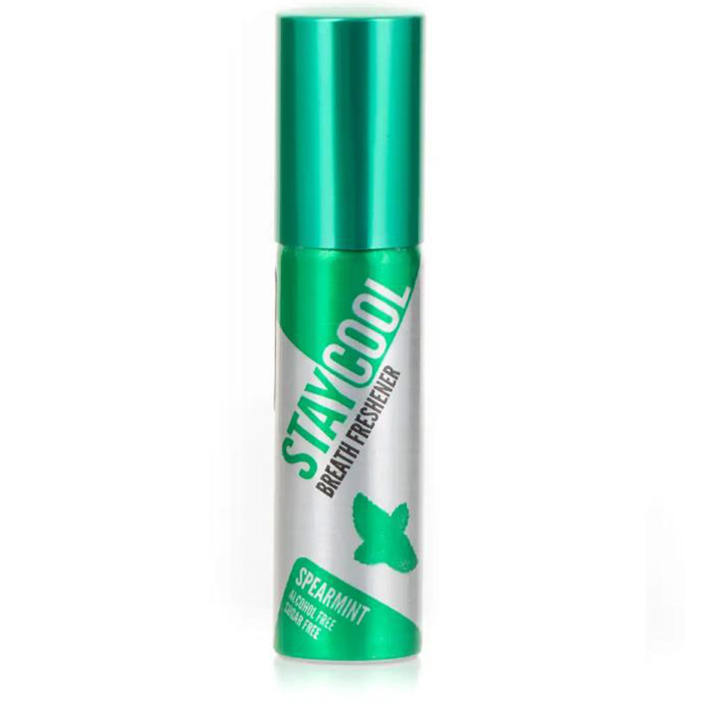 Stay Cool, Breath Freshener Spray Spearmint, Spearmint flavored breath freshening spray, 20ml