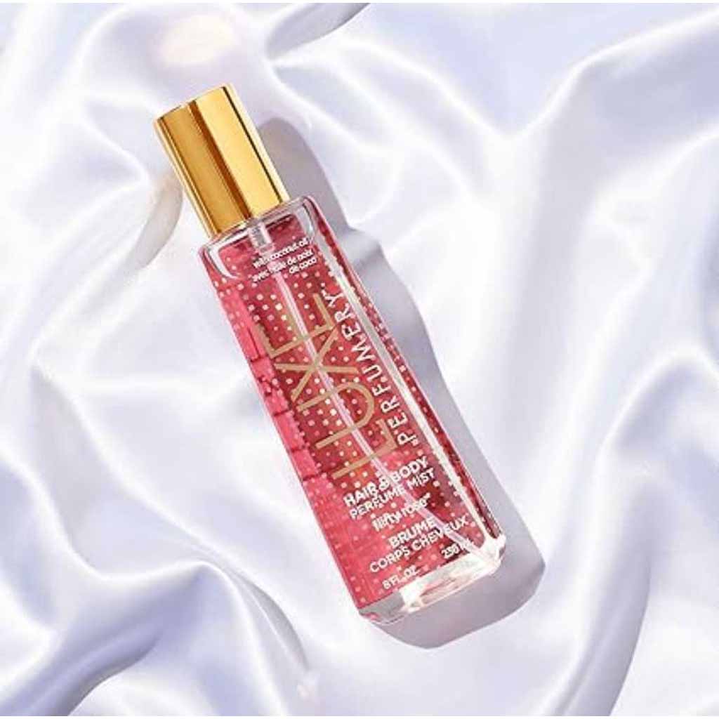 Luxe Perfumery, Flirty Rose Hair & Body Perfume Mist, Romantic rose scented mist for hair and body, 150ml