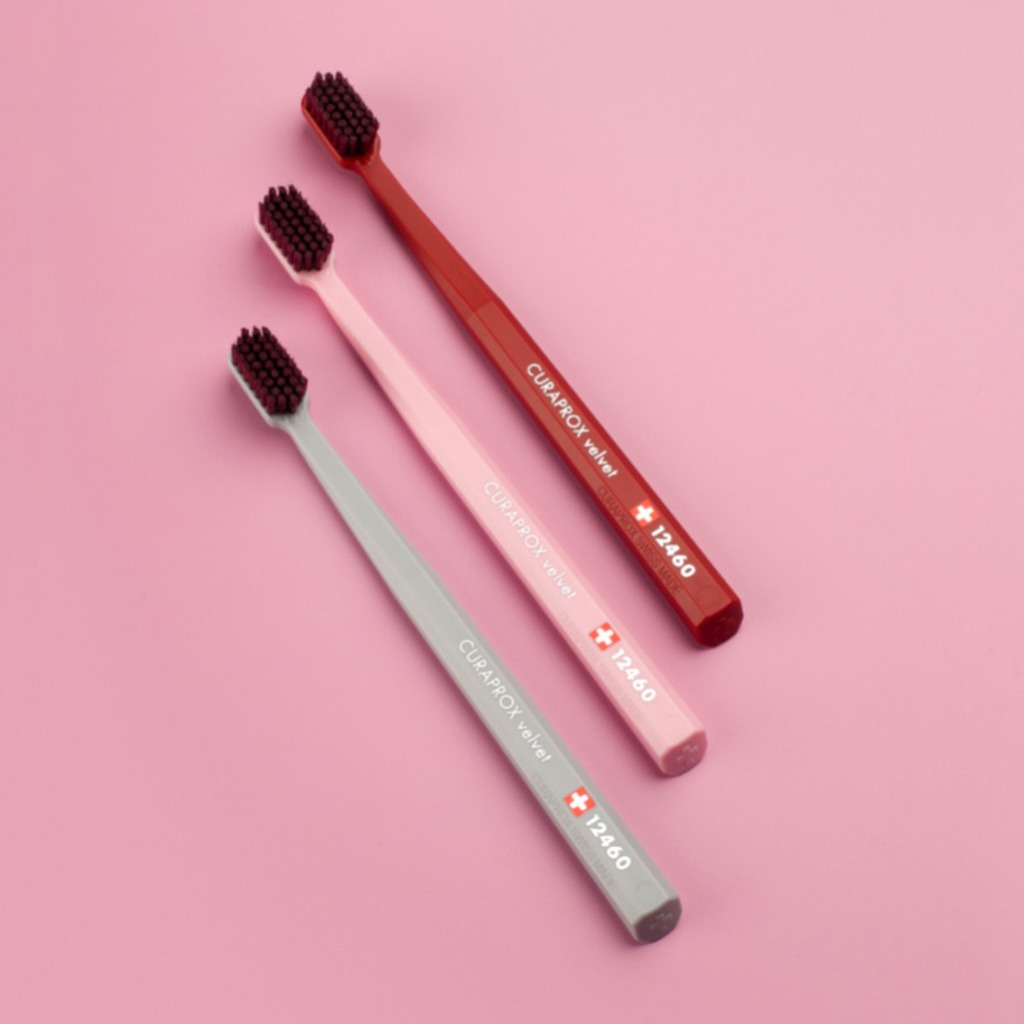 Curaprox, Velvet Bristle Toothbrush CS 12460, Extra soft bristles for gentle cleaning