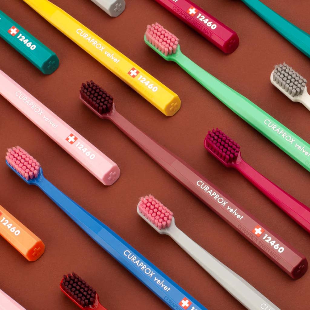 Curaprox, Velvet Bristle Toothbrush CS 12460, Extra soft bristles for gentle cleaning